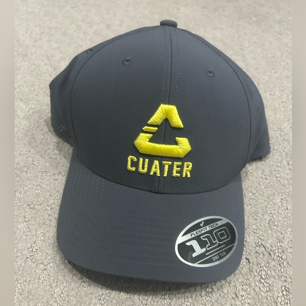 Travis Mathew Cuater Gray Cap with Yellow Logo
